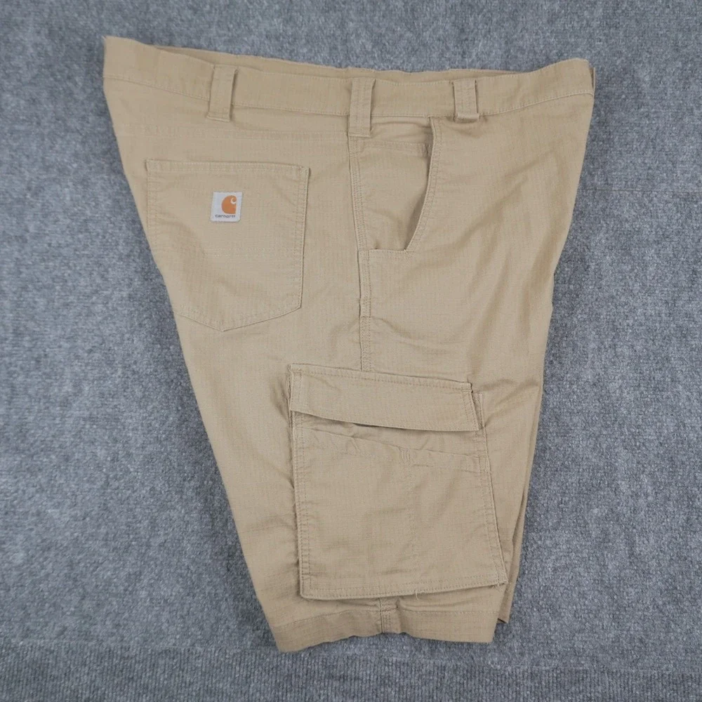 Carhartt Cargo Shorts Mens‎ 40 Tan Ripstop Relaxed Fit Workwear Utility Pockets